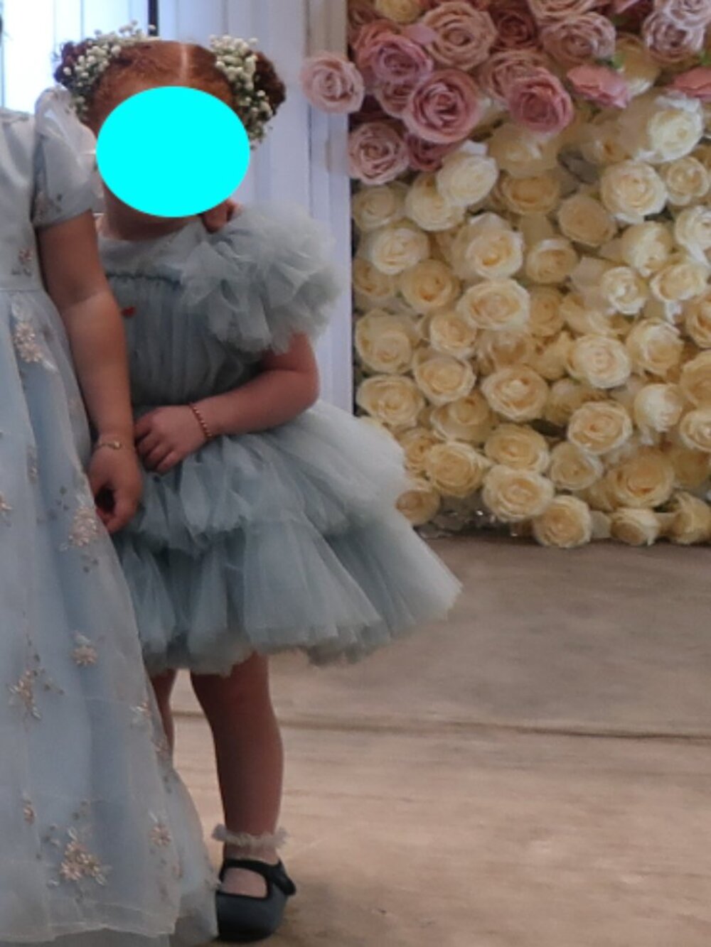 Viva Bambolina Sienna Party Dress 3T Powder Blue